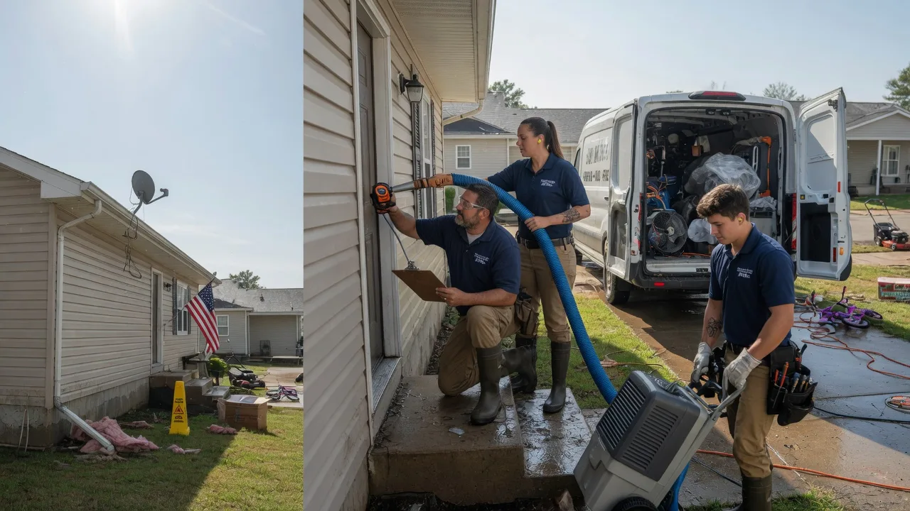 Ceiling Water Damage Restoration in May, TX near me
