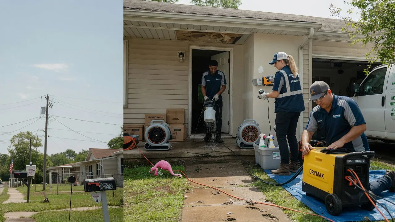 Storm Damage Water Removal in May, TX near me